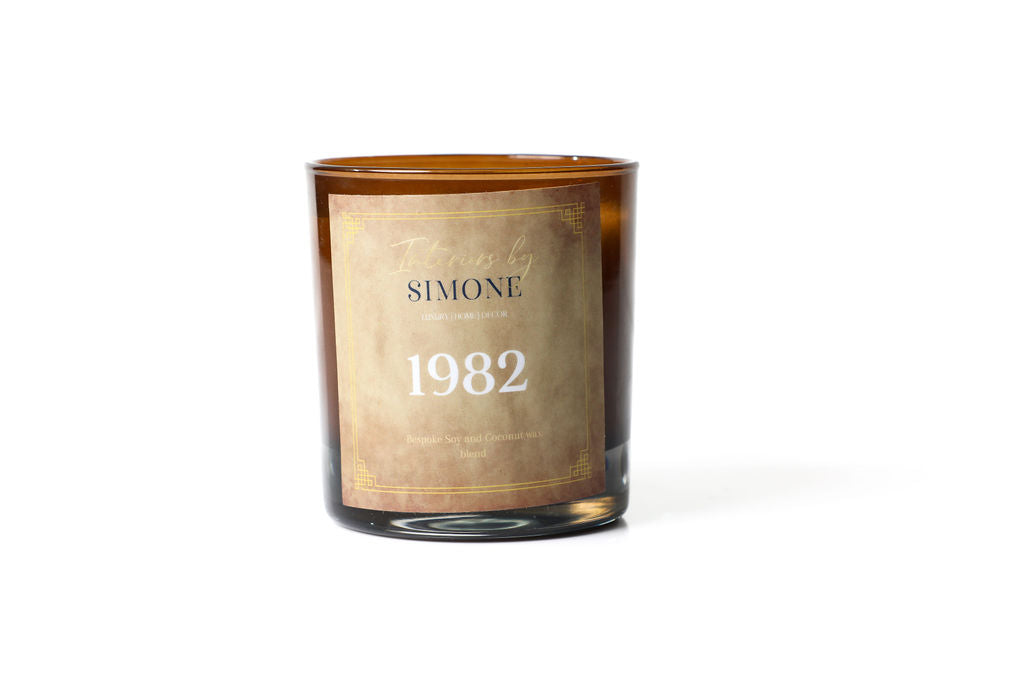 1982 11 oz scented candle with timeless masculine fragrance